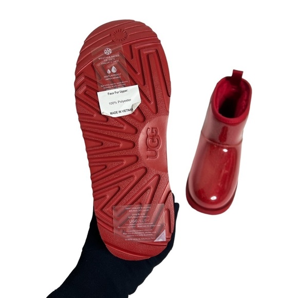 UGG Womens Classic Clear Mini Waterproof Ankle Boots - Picture 11 of 11